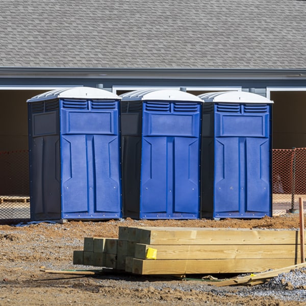 how often are the porta potties cleaned and serviced during a rental period in Onalaska WA